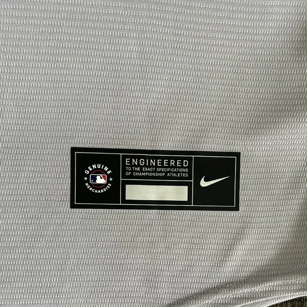 Nike Authentic New York Yankees Old Style Baseball Gray Jersey Men’s Sz: XL - Picture 5 of 6